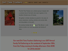 Tablet Screenshot of dirttimetrackers.com